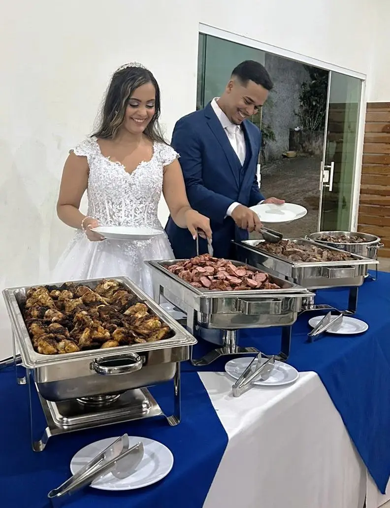 Buffet de casamento da Juni Eventos