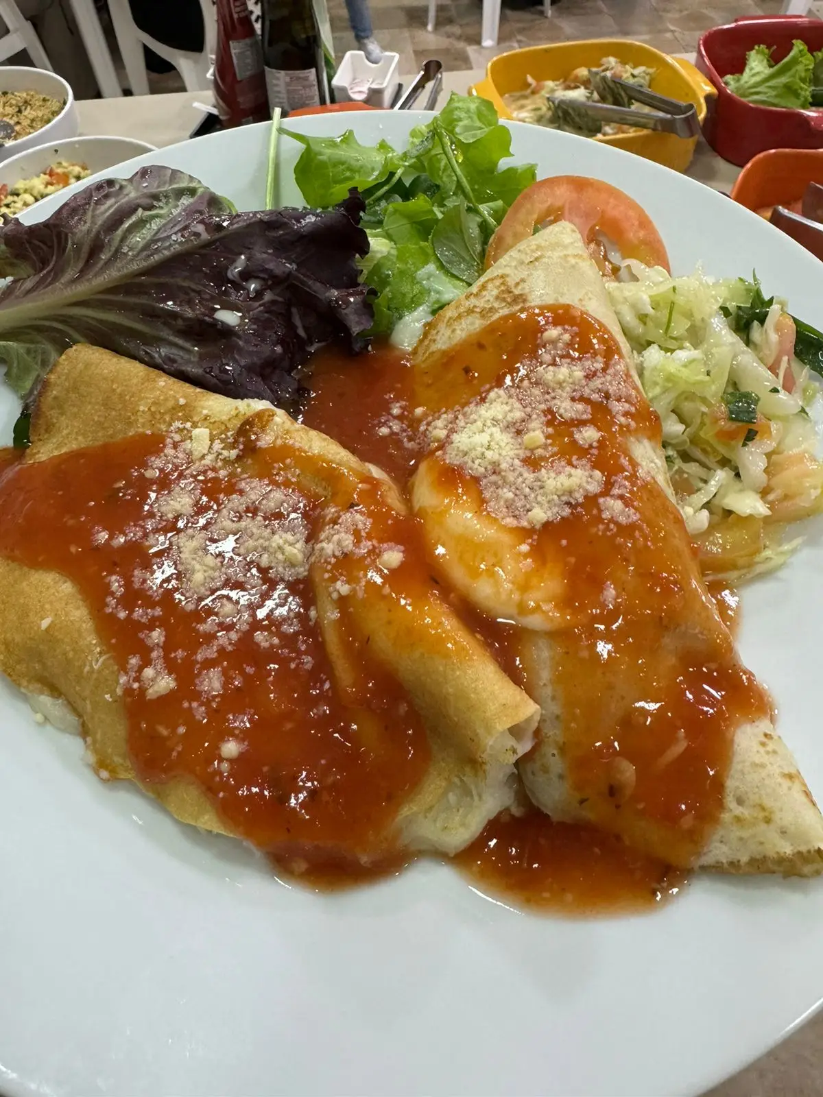 Crepe francês da Juni Eventos